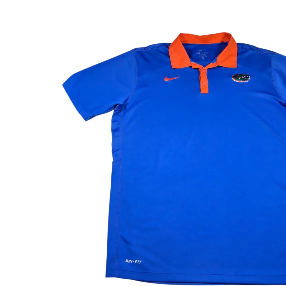 Nike Dri-Fit University Of Florida UF Florida Gators NCAA Performance Polo Sz XL